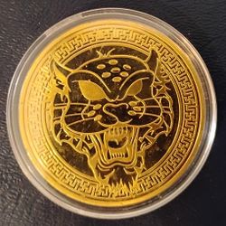 Anaheim Ducks Hockey Club 2022 China Chinese Lunar New Year commemorative coin medallion with Certificate of Authenticity COA