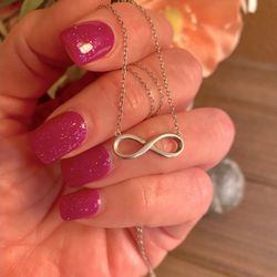 Sterling Eternity Necklace 