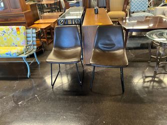 Faux Leather Dining Chair Seat