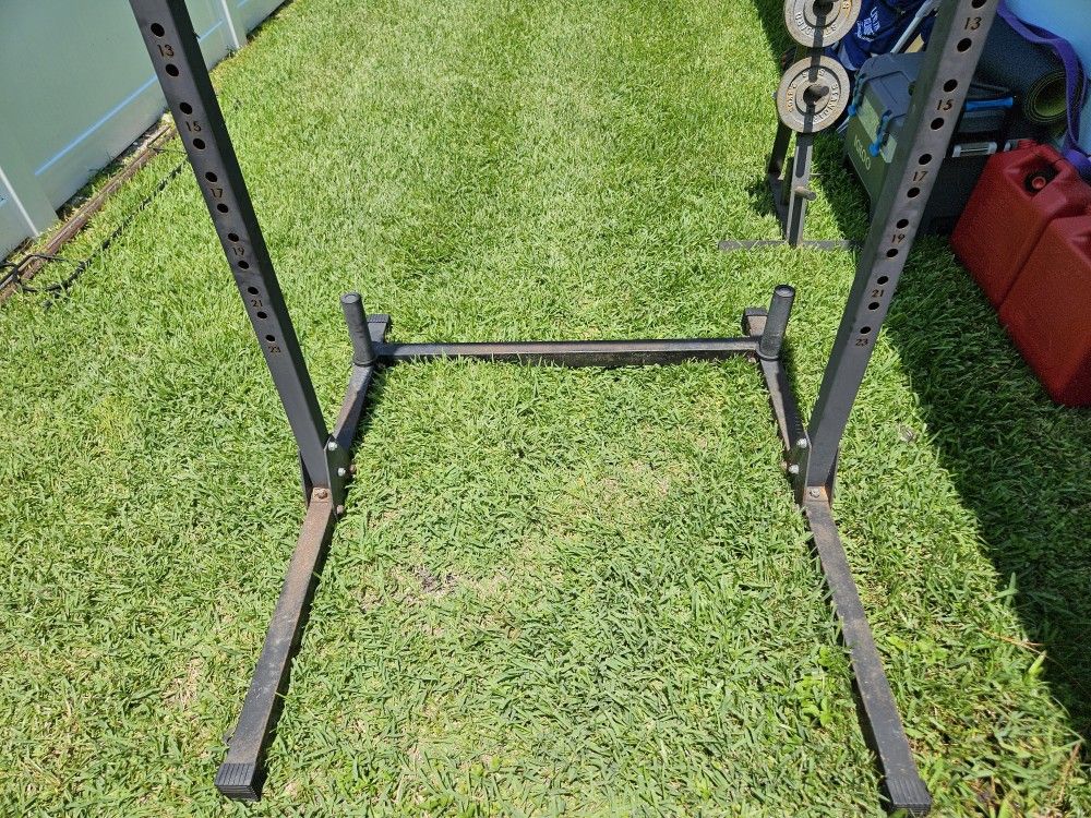 (1) Barbell / Pull Up Rack & (1) Tricep, Pullups, Ab Rack