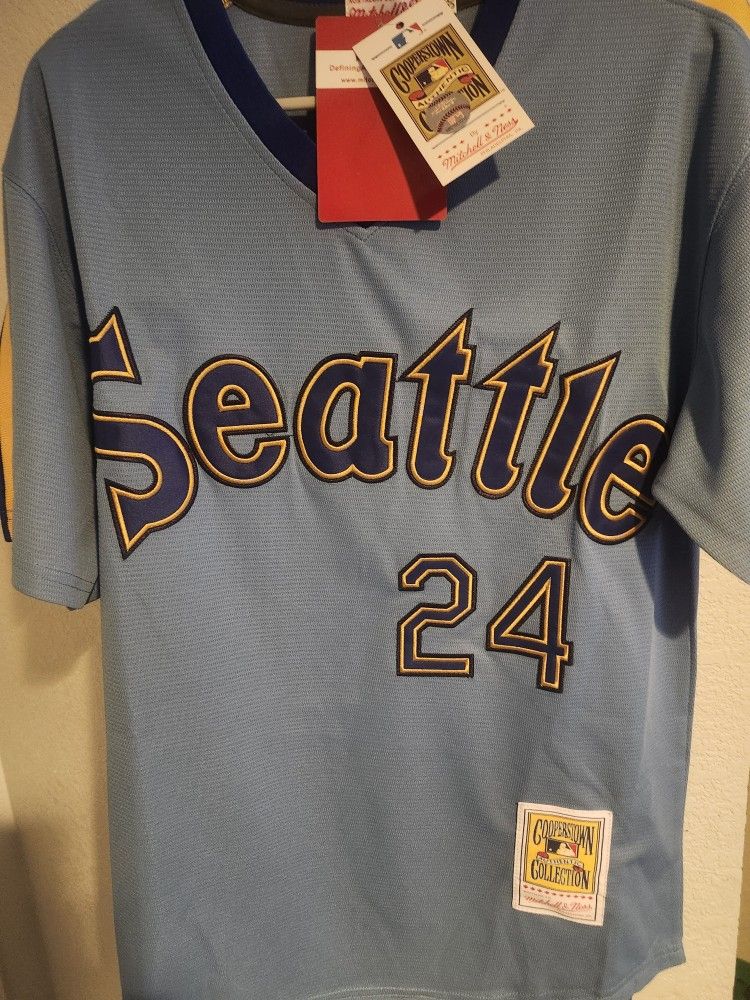 Ken Griffey Jr Seattle Marines Classic Baseball Jersey/small
