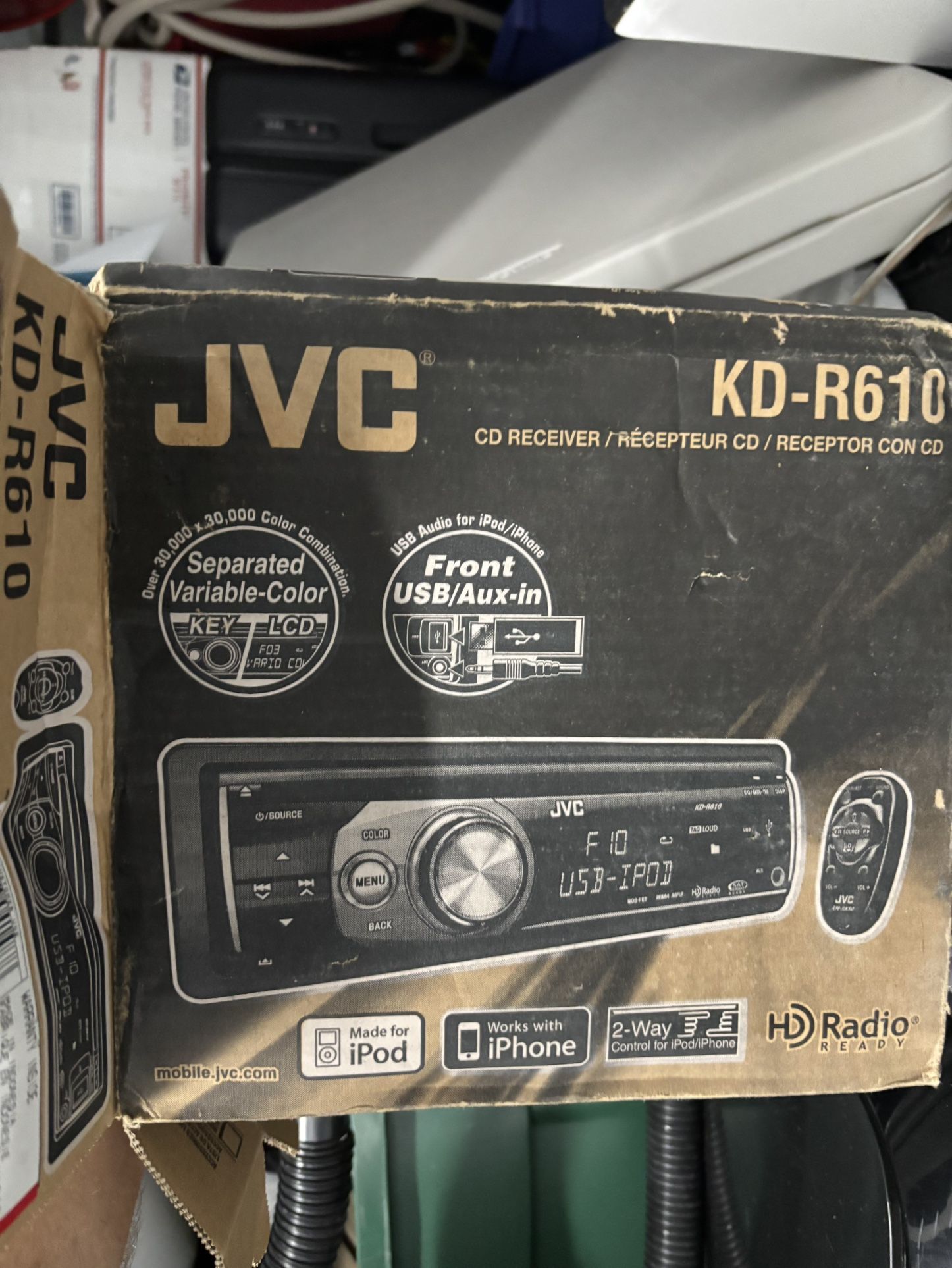 JVC KS-R610 Car Audio Stereo Head Unit