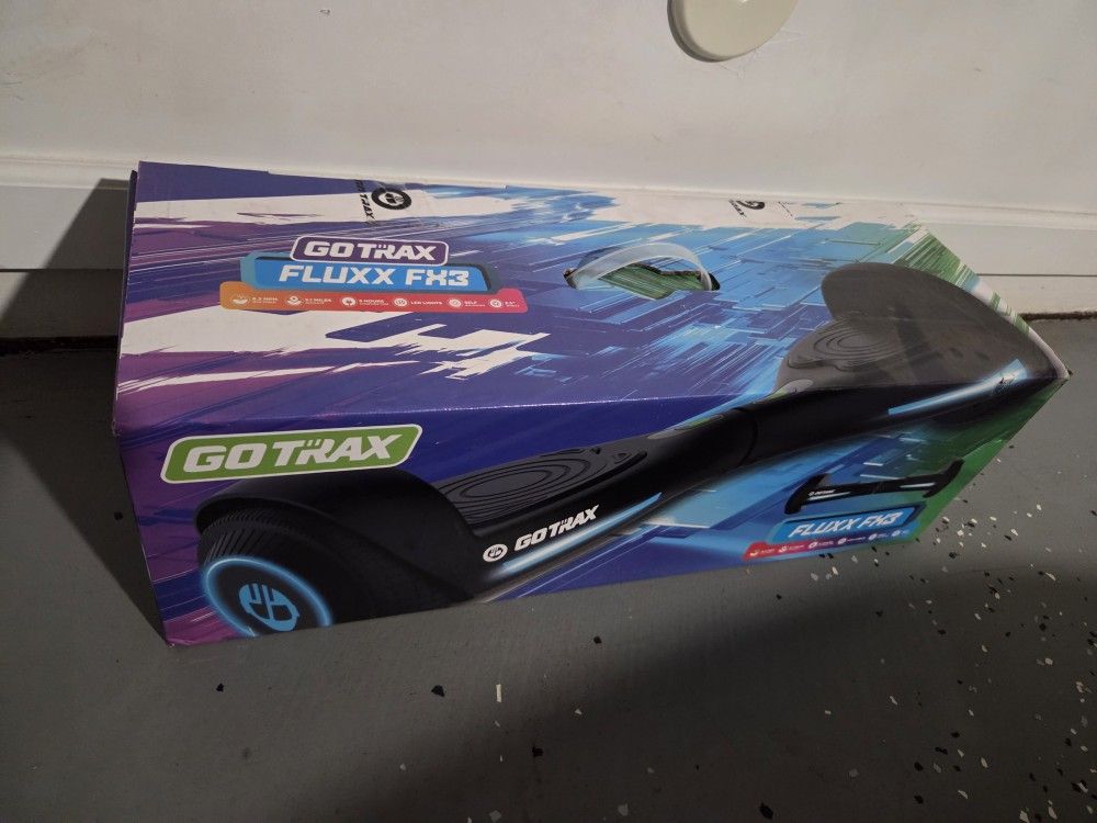 Used Go Trax FLUXX FX3 is a self-balancing electric scooter Hoverboard designed for kids