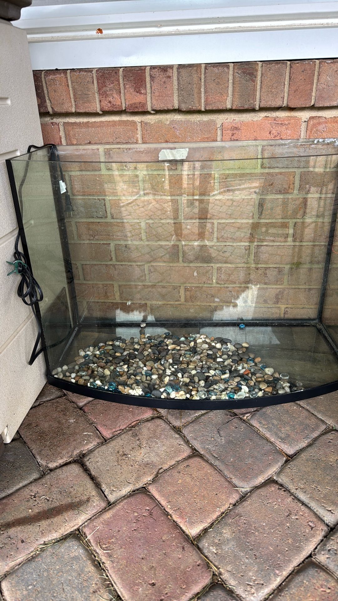 Two fish tanks for sale not leaking. Just put my turtle in a bigger tank. One is 20 gallons. The other one is 35 gallons. Neither of them leak.