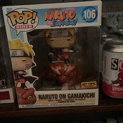 Naruto On Gamakichi Funko Pop
