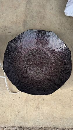 Decorative purple bowl