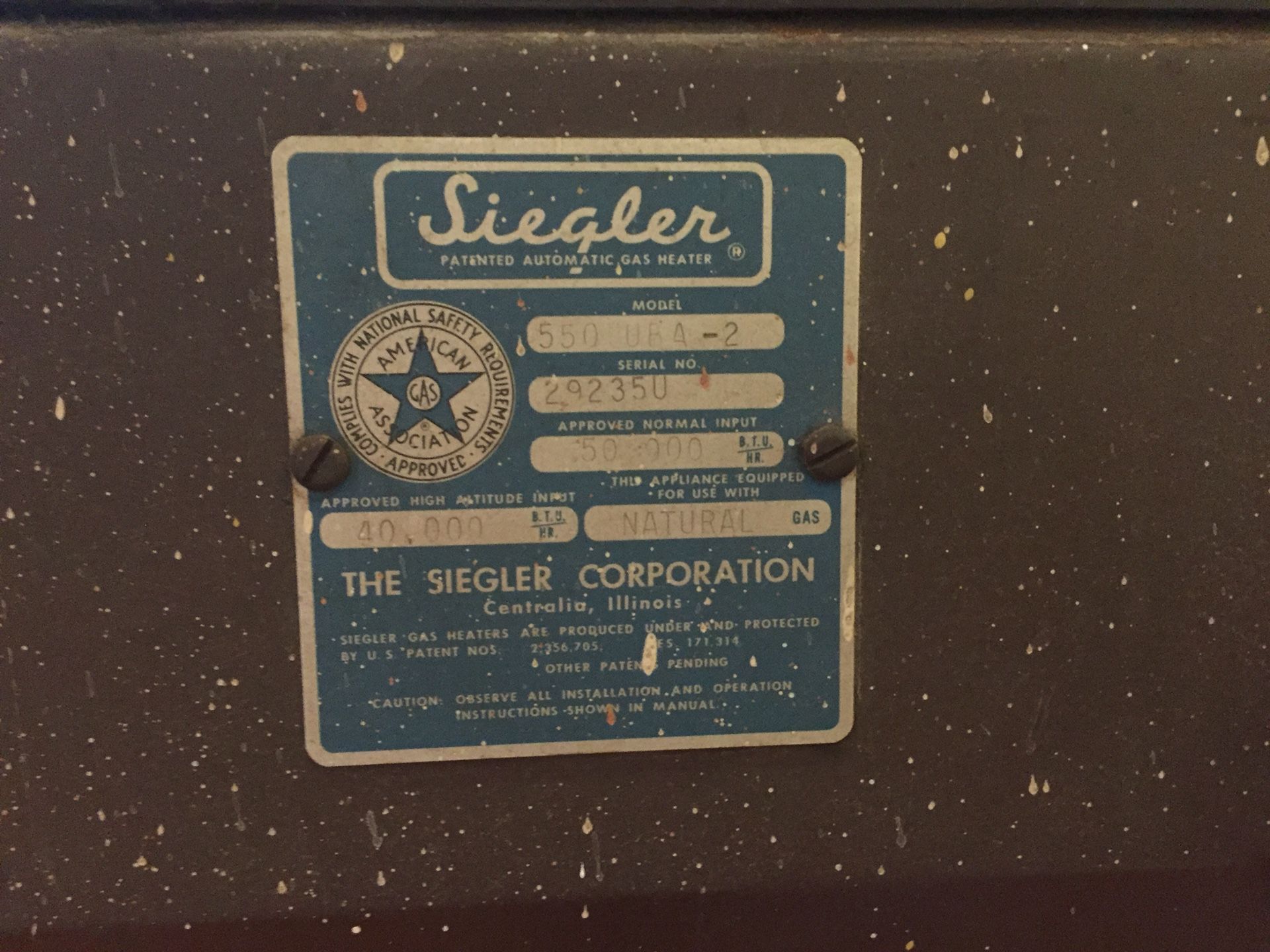 Vintage Siegler Gas Heater for Sale in Chicago, IL - OfferUp