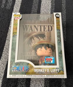 One Piece Monkey D. Luffy Wanted Poster NYCC 2023 Funko Pop
