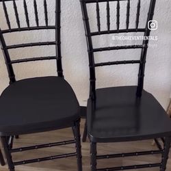 100 Black Chivari Chair, aluminum frame