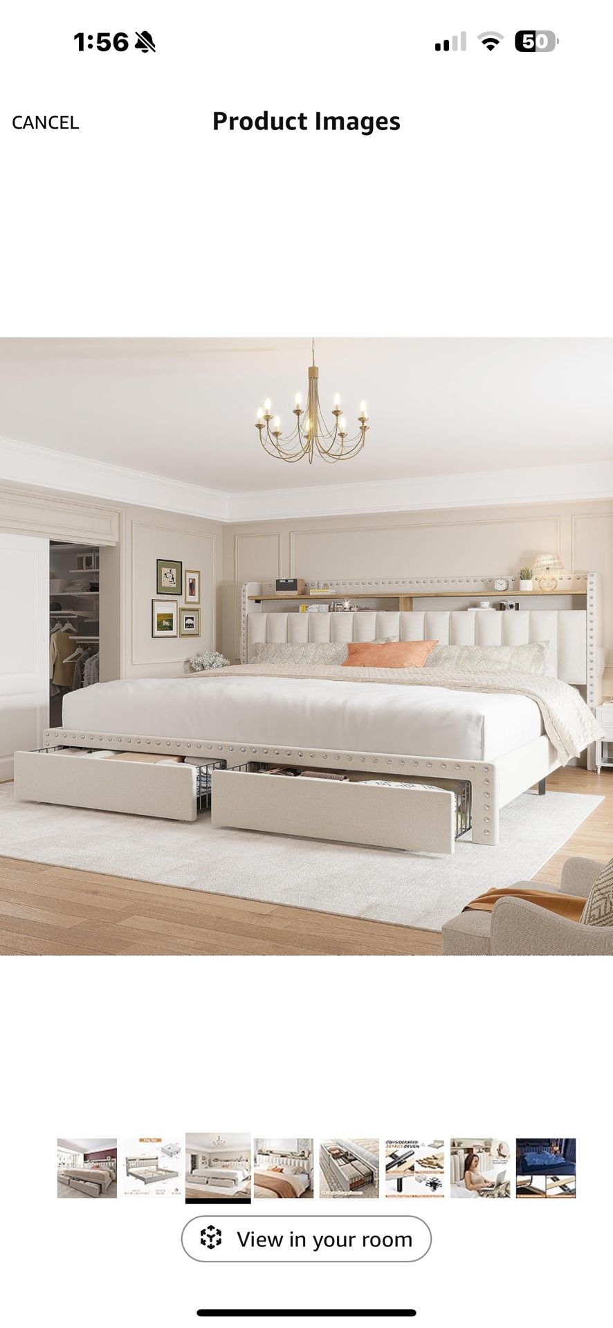 Bed frame only