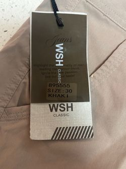 WSH Classic Khaki Jeans Size 30