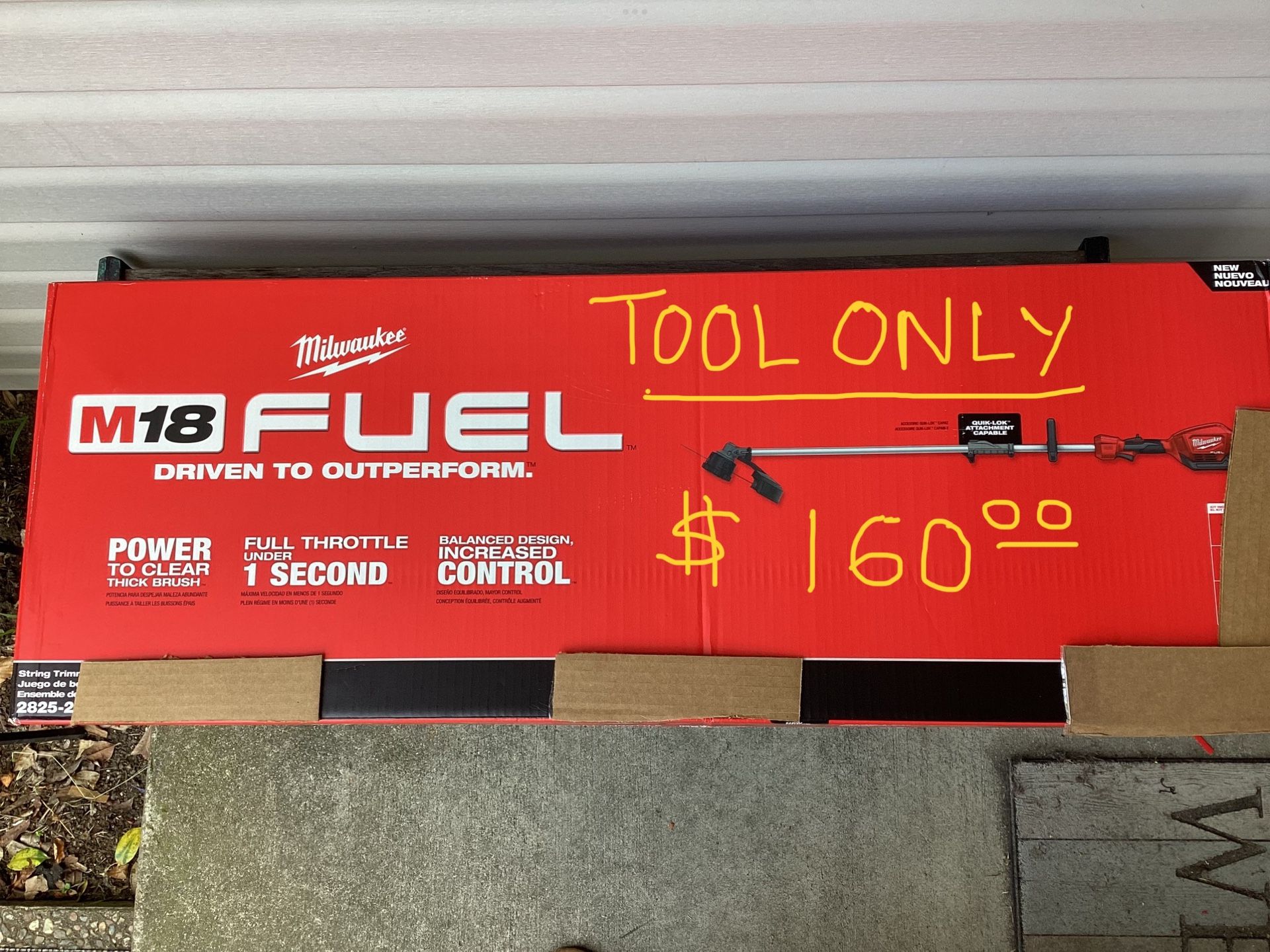 Milwaukee M18 FUEL QUIK-LOK String Trimmer. Tool Only. No Charger. No Battery . Brand NEW. NUEVO