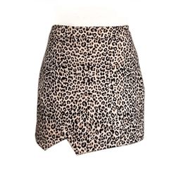 Altar'd State Cheetah Print Overlay Mini Skirt Sz S NWOT