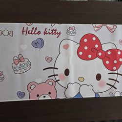 Hello Kitty, Pochacco, and sanrio family deskmats