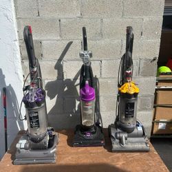 3 Vacuum Cleaner In Working Conditions 
