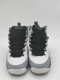 2014 Nike Air Jordan IX 9 Retro BG Baron Wolf Grey White Black 