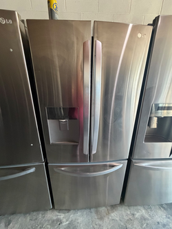 LG 3-Door Refrigerator with IceMaker - Stainless