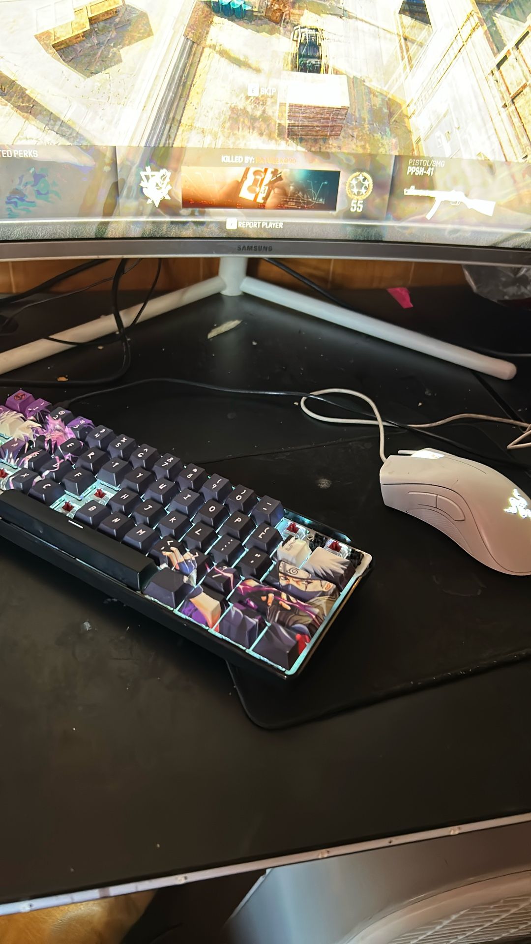 Keyboard and mouse