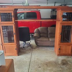 Solid Wood Entrainment Cabinet