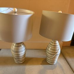 2 Beautiful Lamps 