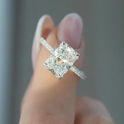 Radiant Engagement Ring 