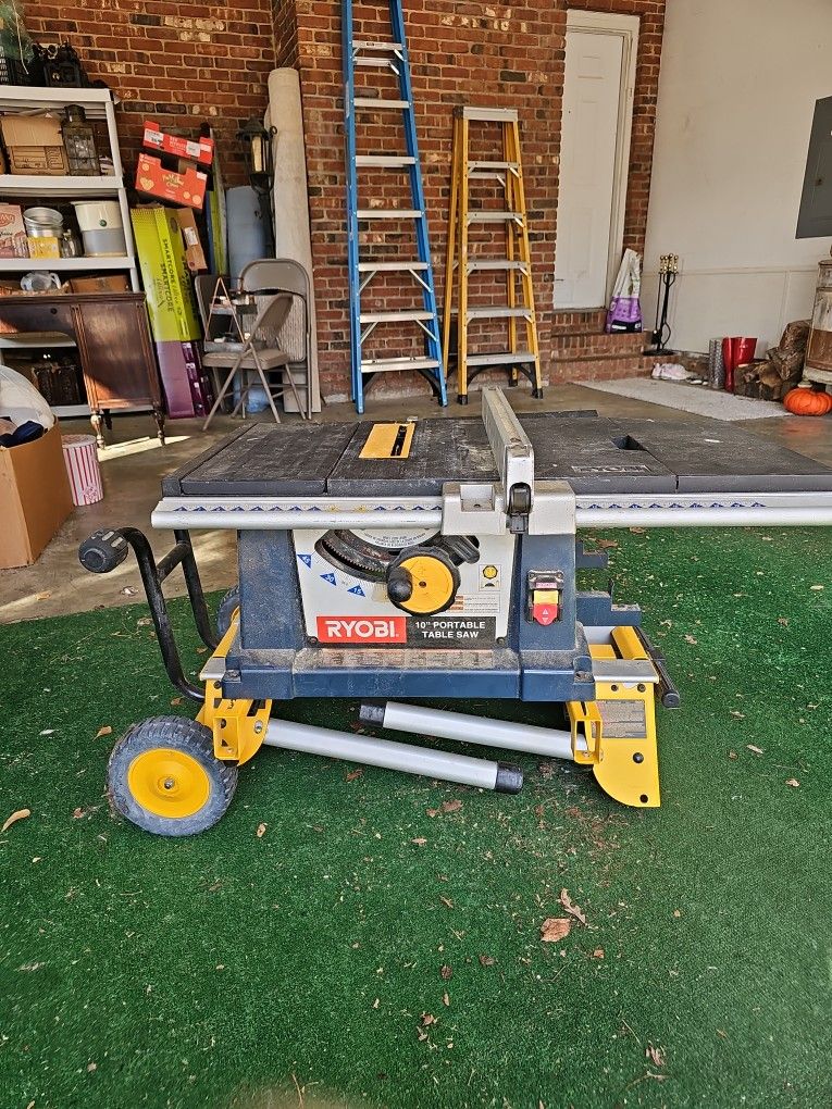 Ryobi 10" Portable Table Saw