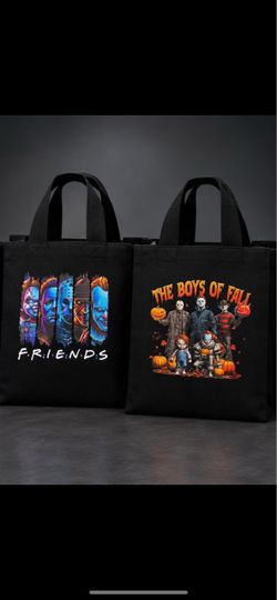 Halloween Horror Themed Tote Bag $15 each