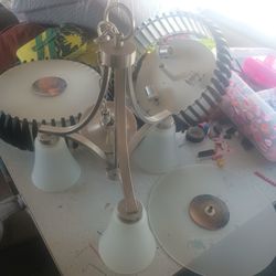 Lot Of 4 Light Fixtures From House Remodel Great Condition. 