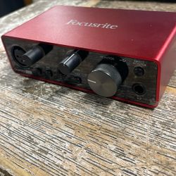 Focusrite Scarlett  Solo $65 