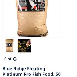 Blue Ridge Platinum Pro Goldfish & Koi Pellets