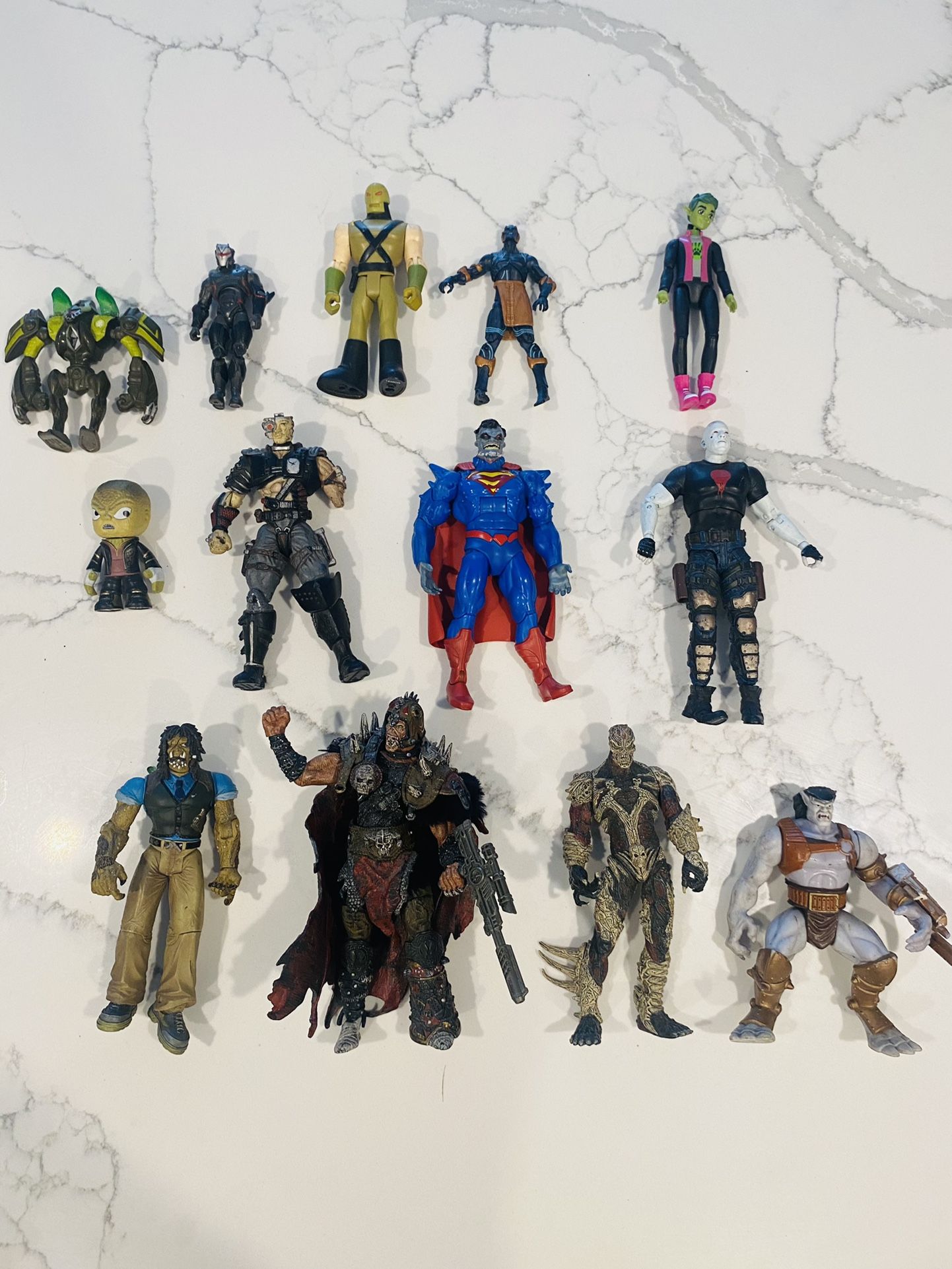 McFarlane Toys Dark Ages Spawn The Viking Age Series 22 Action Figure wizkids shadowrun G-Dogg action DC Comics Bizarro Multiverse Evil Superman Ma