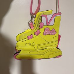 Barbie Loungefly Purse SDCC Neon Yellow Pink