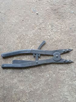  Vtg W16" Heavy Duty Waldes Truarc Ratcheting Snap Ring Pliers