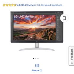 LG - 27” IPS LED 4K UHD HDR Gaming monitor