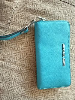 Turquoise Michael Kors Wallet 