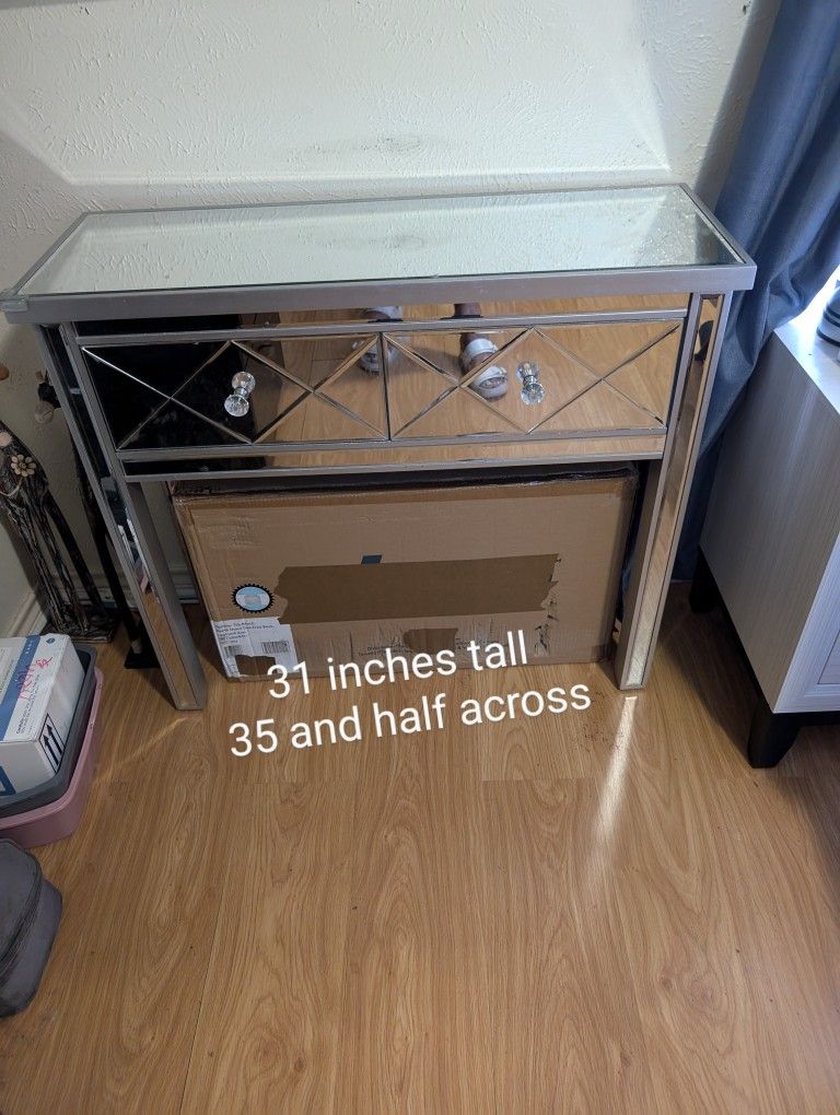 Mirror Glass Stand, Desk 