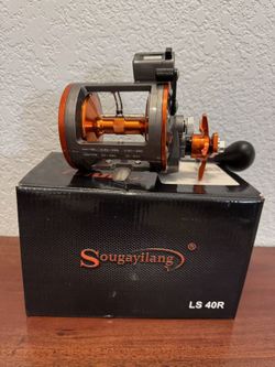 Sougayilang Line Counter Trolling Reel – Conventional Level Wind 🎣