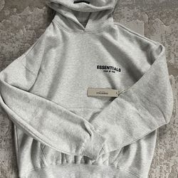 Essential fear of god hoodie light oatmeal