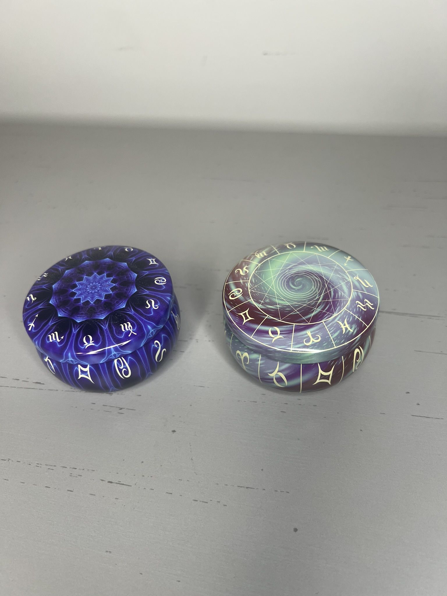 Set of 2 Zodiac Signs Astrology Scented Soy Wax Candles 2.5oz