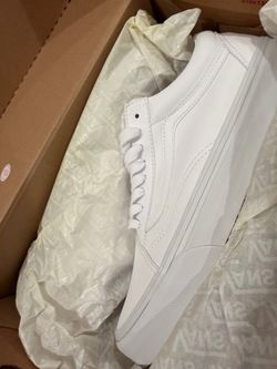 Vans Old Skool White Leather