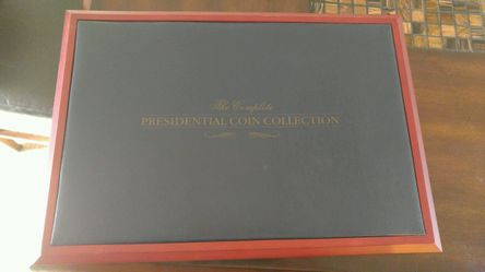 The Complete Presidential Coin Collections Wood Display Box