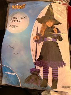 Witch Halloween Costume ages 3-4 t
