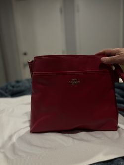 Red Coach Bag