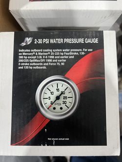 Mercury OEM Water PSI Gauge 