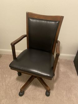 Wooden Office Desk Chair