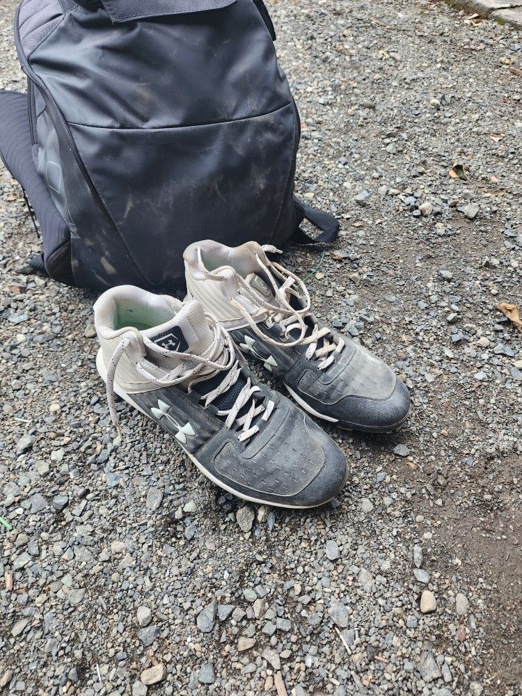 Softball Bag And Size 11 Cleats