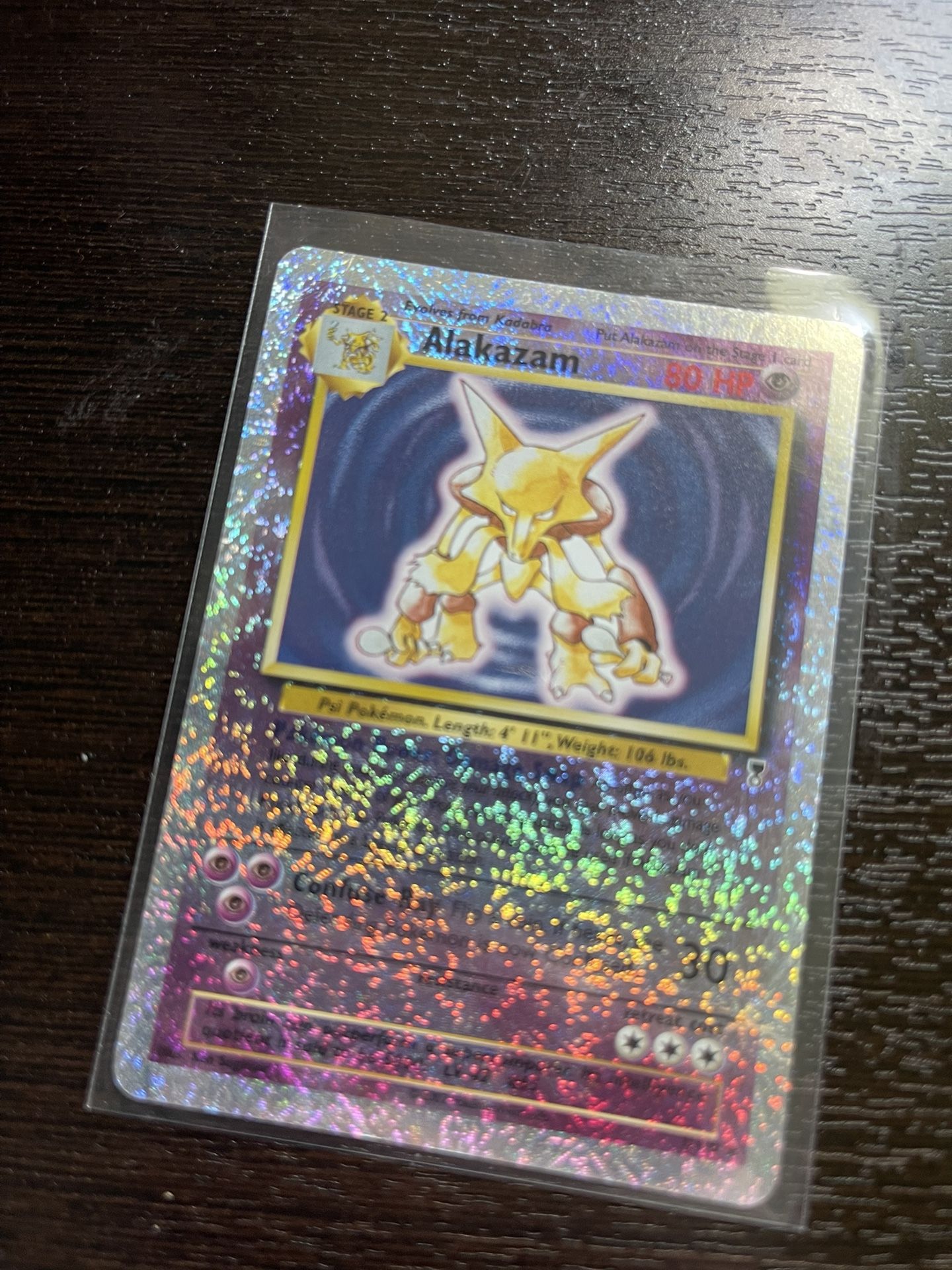  Reverse Holo Pokemon Alakazam Card Legendary Collection Set 1/110 Rare Foil