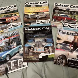 Lot Of 6 Classic Car Magazines “various 2023 Ed”