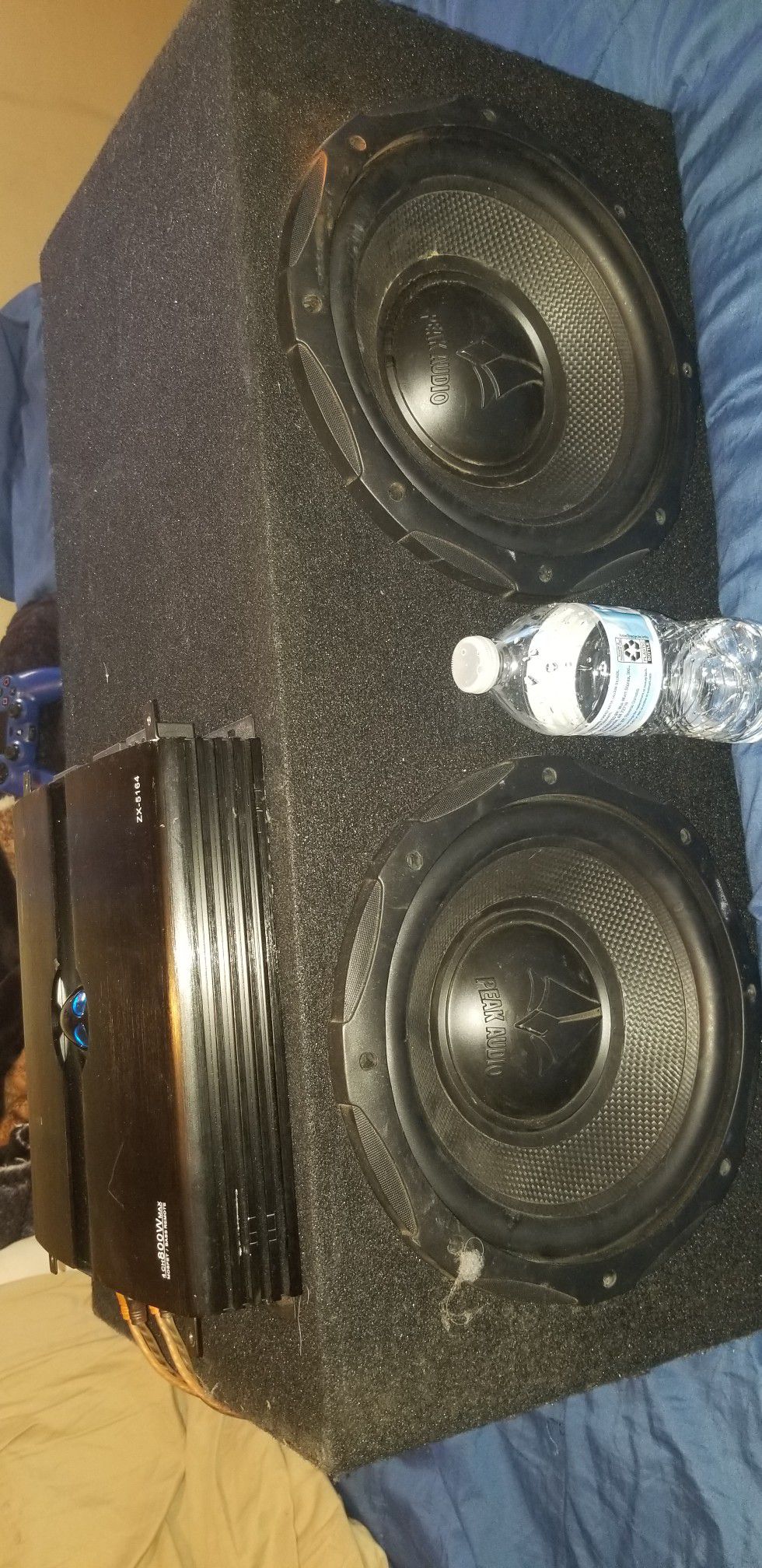 10" inch subs with amp amd box