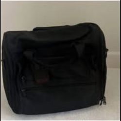 1990s TUMI 2221D3 Roll-a-Way Brief Bag Tote Carry On 2 Wheels Pop Up Handle